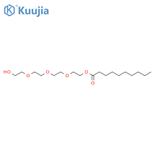 Decanoic acid, 2-[2-[2-(2-hydroxyethoxy)ethoxy]ethoxy]ethyl ester structure
