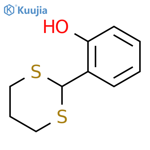 Phenol, 2-(1,3-dithian-2-yl)- structure