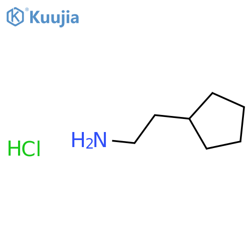 2-cyclopentylethan-1-amine hydrochloride structure