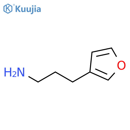 3-(furan-3-yl)propan-1-amine structure