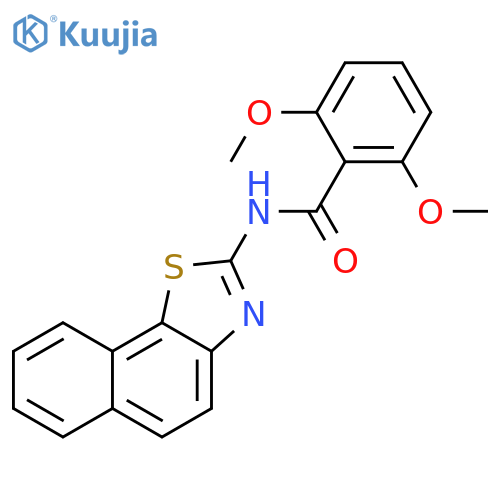 2,6-dimethoxy-N-{naphtho[2,1-d][1,3]thiazol-2-yl}benzamide structure