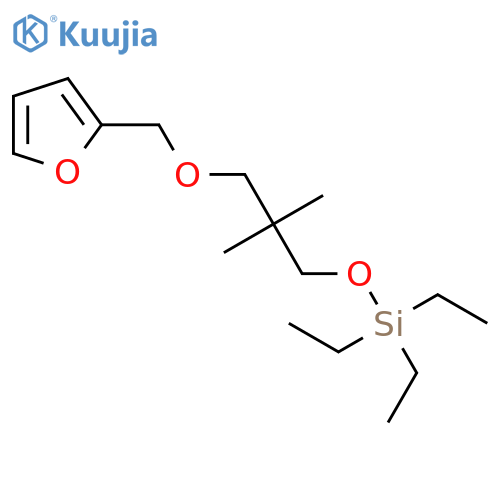 SILANE, TRIETHYL[3-(2-FURANYLMETHOXY)-2,2-DIMETHYLPROPOXY]- structure