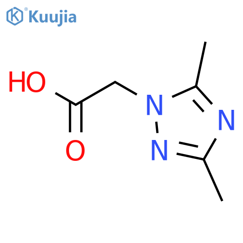 2-(3,5-Dimethyl-1H-1,2,4-Triazol-1-Yl)Acetic Acid structure