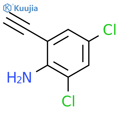 2,4-Dichloro-6-ethynylaniline structure