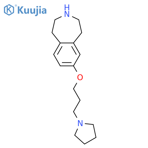 1H-3-BENZAZEPINE, 2,3,4,5-TETRAHYDRO-7-[3-(1-PYRROLIDINYL)PROPOXY]- structure