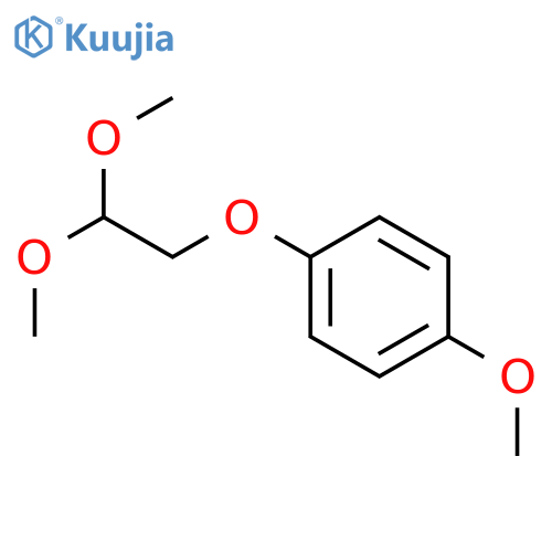 p-(2,2-dimethoxyethoxy)anisole structure