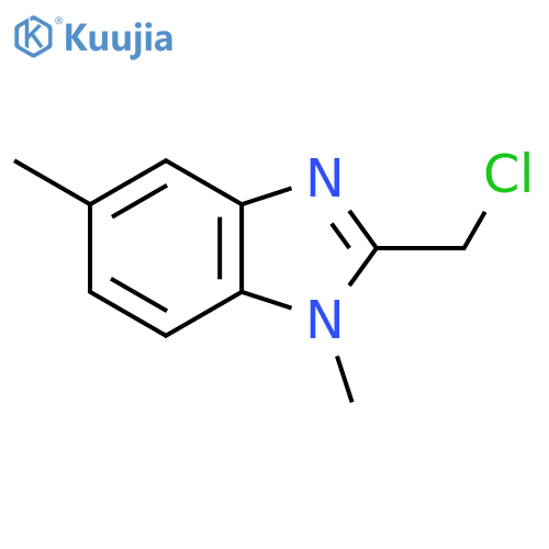 2-(chloromethyl)-1,5-dimethyl-1H-Benzimidazole structure