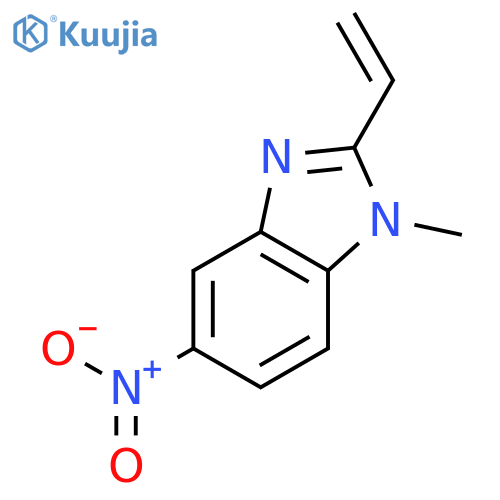 2-ethenyl-1-methyl-5-nitro-1H-Benzimidazole structure