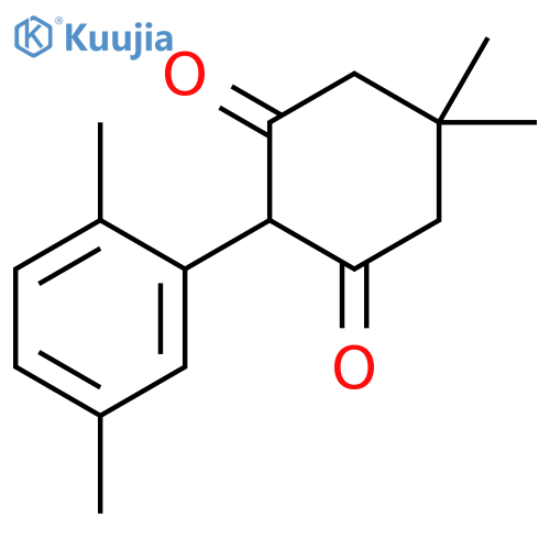 1,3-Cyclohexanedione, 2-(2,5-dimethylphenyl)-5,5-dimethyl- structure