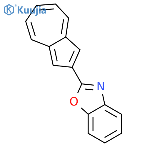 BENZOXAZOLE, 2-(2-AZULENYL)- structure