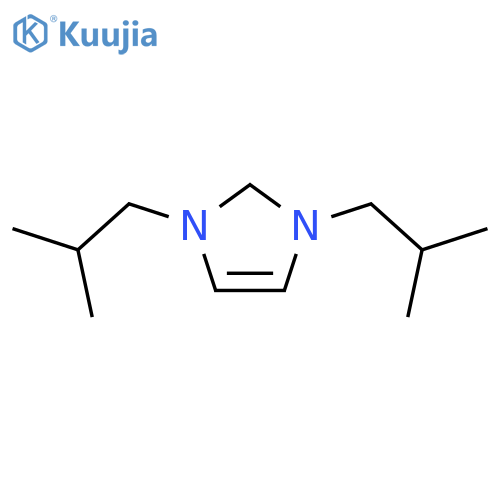 2H-Imidazol-2-ylidene, 1,3-dihydro-1,3-bis(2-methylpropyl)- structure