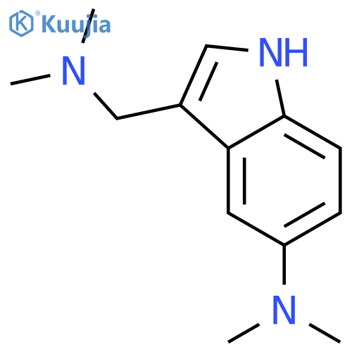 3-[(dimethylamino)methyl]-n,n-dimethyl-1h-indol-5-amine structure