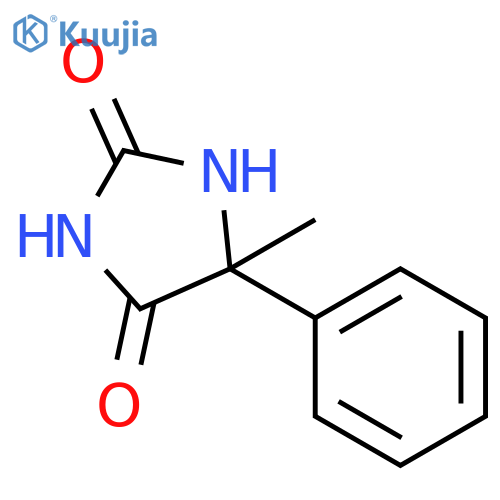 5-methyl-5-phenylimidazolidine-2,4-dione structure