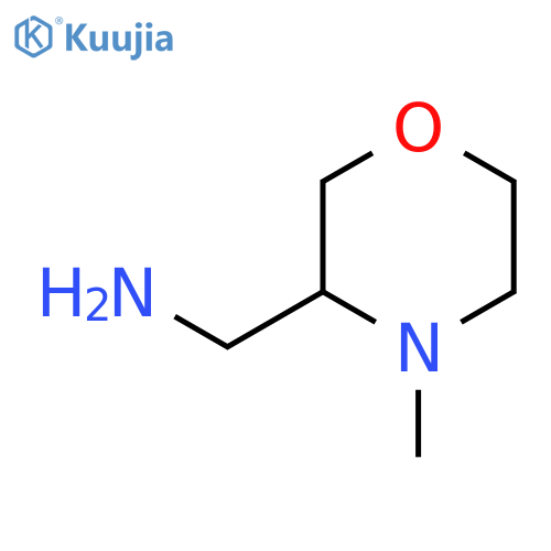 (4-Methylmorpholin-3-yl)methanamine structure