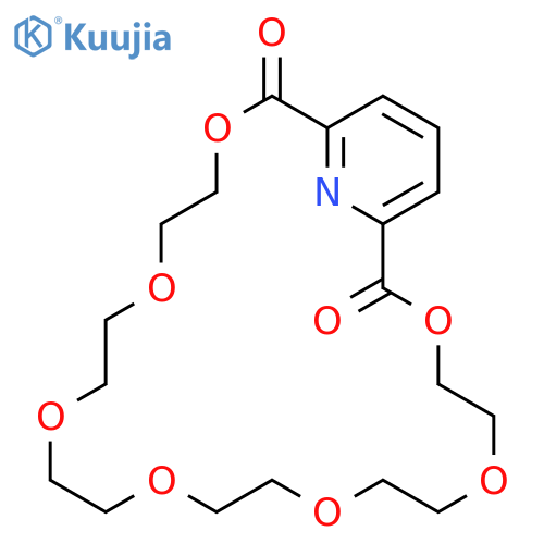 3,6,9,12,15,18,21-heptaoxa-27-azabicyclo[21.3.1]heptacosa-1(27),23,25-triene-2,22-dione structure