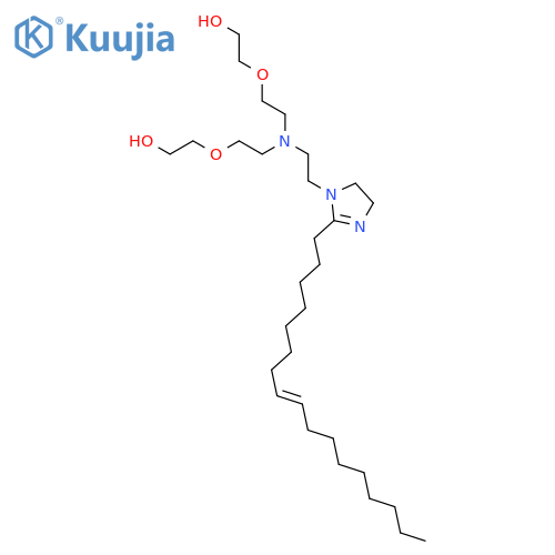 2,2'-{[(2-{2-[(8E)-heptadec-8-en-1-yl]-4,5-dihydro-1H-imidazol-1-yl}ethyl)imino]bis(ethane-2,1-diyloxy)}diethanol structure
