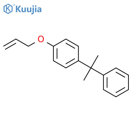 Benzene,1-(1-methyl-1-phenylethyl)-4-(2-propen-1-yloxy)- structure