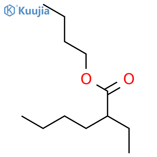 Butyl 2-ethylhexanoate structure