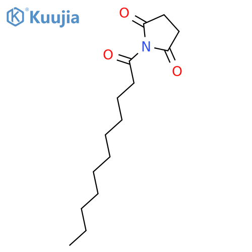 2,5-PYRROLIDINEDIONE, 1-(1-OXOUNDECYL)- structure