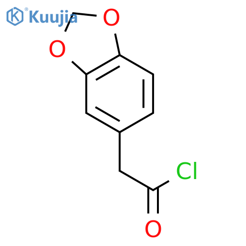 1,3-Benzodioxol-5-ylacetyl Chloride structure