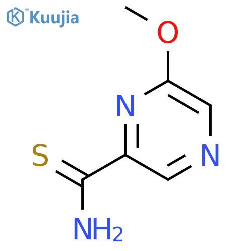 6-Methoxypyrazine-2-carbothioamide structure