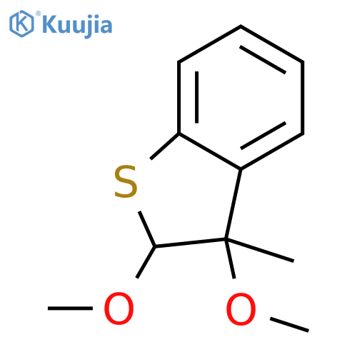 Benzo[b]thiophene, 2,3-dihydro-2,3-dimethoxy-3-methyl- structure