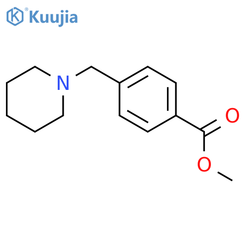 Methyl 4-(Piperidin-1-ylmethyl)benzoate structure