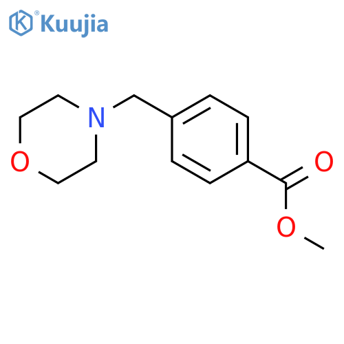 Methyl 4-(morpholin-4-ylmethyl)benzoate structure