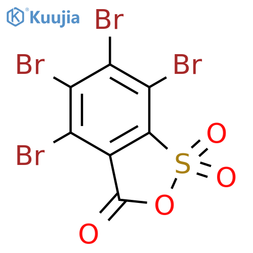 Tetrabromo-2-sulfobenzoic acid cyclic anhydride structure