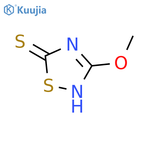 1,2,4-Thiadiazole-5(2H)-thione, 3-methoxy- structure