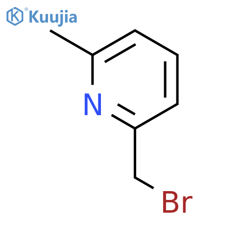 2-(Bromomethyl)-6-methylpyridine structure