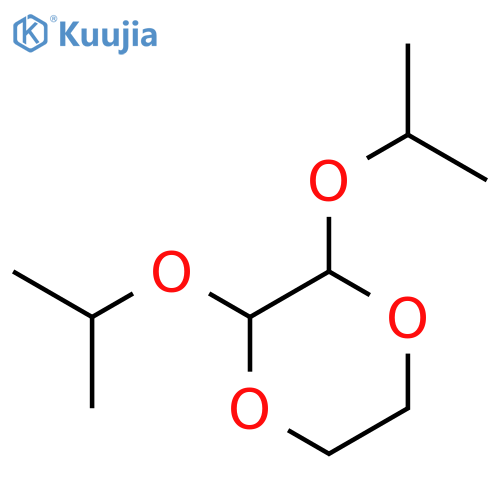 1,4-Dioxane, 2,3-bis(1-methylethoxy)-, trans- structure