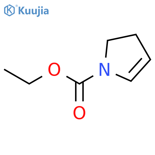 1H-Pyrrole-1-carboxylicacid,2,3-dihydro-,ethylester(9CI) structure