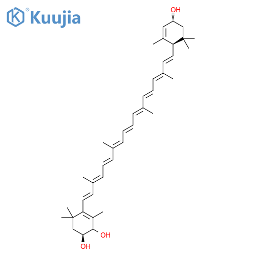 (1S)-4-[(1E,3E,5E,7E,9E,11E,13E,15E,17E)-18-[(1R,4R)-4-Hydroxy-2,6,6-trimethylcyclohex-2-en-1-yl]-3,7,12,16-tetramethyloctadeca-1,3,5,7,9,11,13,15,17-nonaenyl]-3,5,5-trimethylcyclohex-3-ene-1,2-diol structure