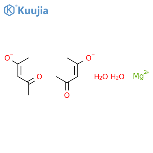 Magnesium;4-oxopent-2-en-2-olate;(Z)-4-oxopent-2-en-2-olate;dihydrate structure