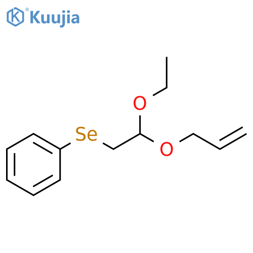 Benzene, [[2-ethoxy-2-(2-propenyloxy)ethyl]seleno]- structure