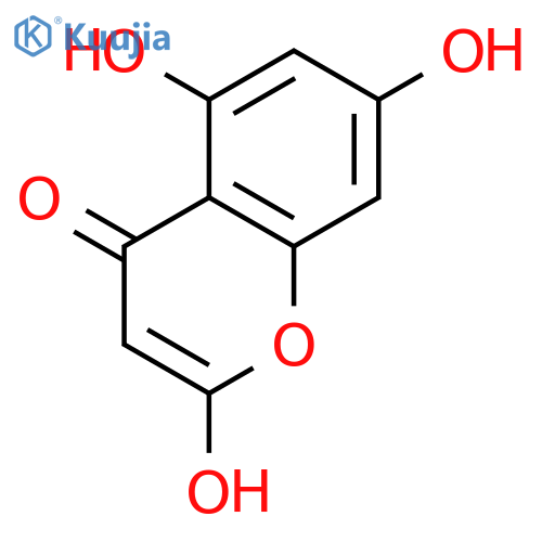 2,5,7-Trihydroxy-4H-1-benzopyran-4-one structure