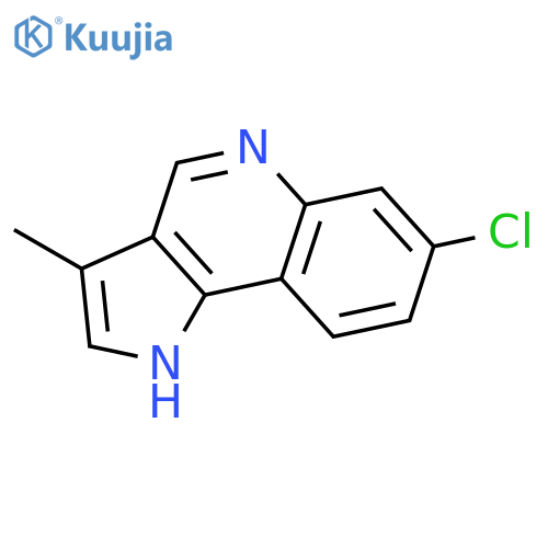 1H-Pyrrolo[3,2-c]quinoline, 7-chloro-3-methyl- structure