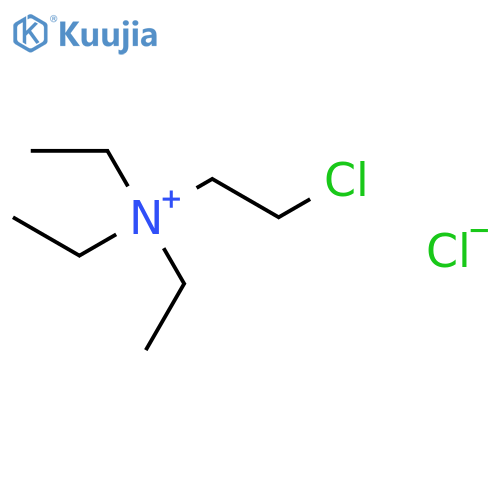 ETHANAMINIUM, 2-CHLORO-N,N,N-TRIETHYL-, CHLORIDE structure