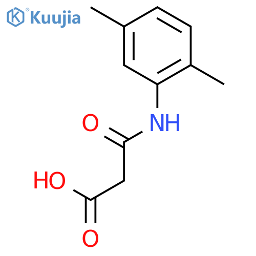 3-(2,5-Dimethylphenyl)amino-3-oxopropanoic Acid structure