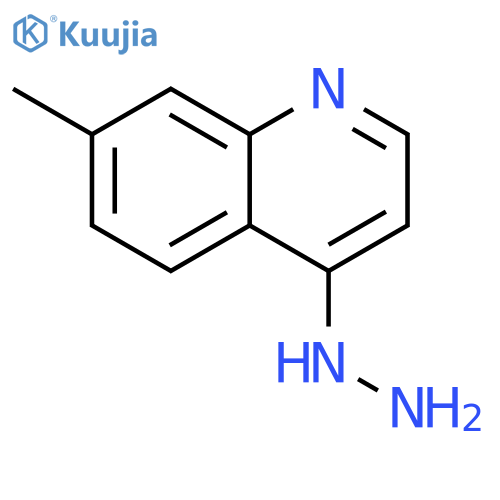 4-hydrazinyl-7-methylquinoline structure