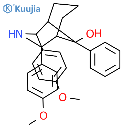 3-Azabicyclo[3.3.1]nonan-9-ol, 2,4-bis(4-methoxyphenyl)-9-phenyl- structure