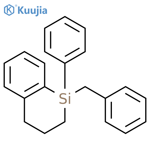 1-SILANAPHTHALENE, 1,2,3,4-TETRAHYDRO-1-PHENYL-1-(PHENYLMETHYL)- structure