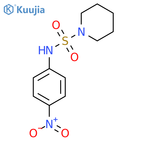 N-(4-nitrophenyl)piperidine-1-sulfonamide structure