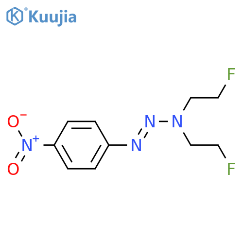 1-Triazene,3,3-bis(2-fluoroethyl)-1-(4-nitrophenyl)- structure