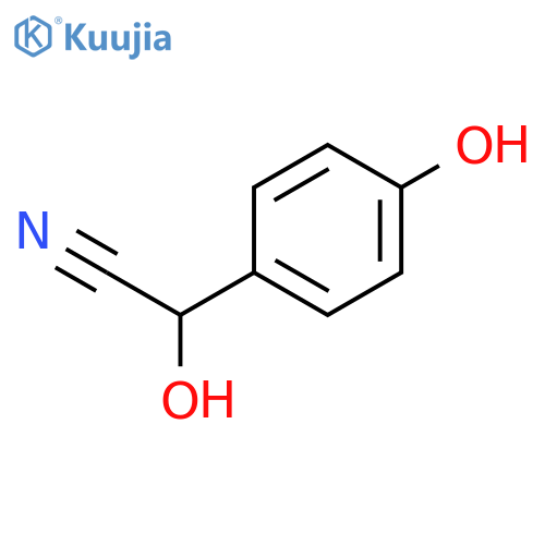 dl-4-hydroxymandelonitrile structure