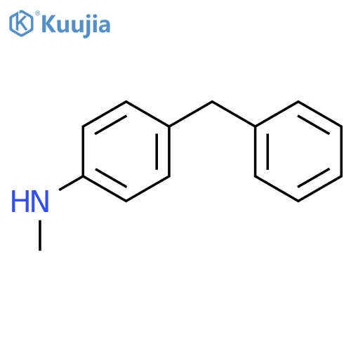 4-benzyl-N-methylaniline structure