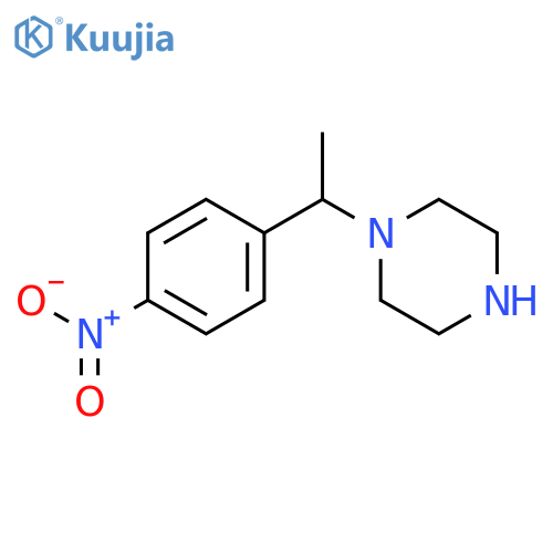 Piperazine, 1-[1-(4-nitrophenyl)ethyl]- structure