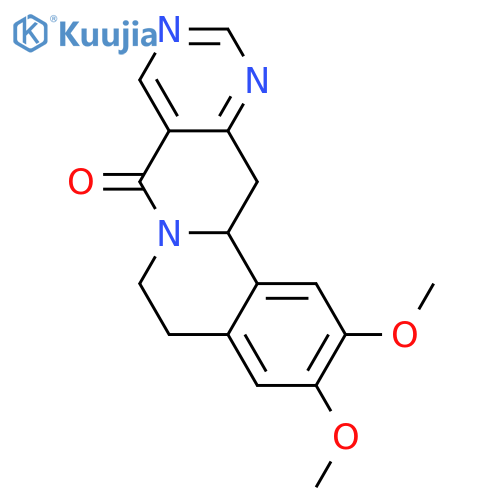 2,3-DIMETHOXY-5,6,13,13A-TETRAHYDRO-8H-PYRIMIDO[4',5':4,5]PYRIDO[2,1-A]ISOQUINOLIN-8-ONE structure