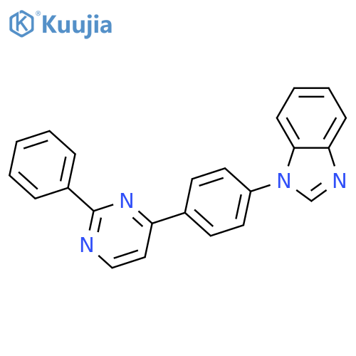 1-[4-(2-PHENYL-4-PYRIMIDINYL)PHENYL]-1H-1,3-BENZIMIDAZOLE structure
